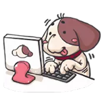Milk and Chocolate Dog messages sticker-3