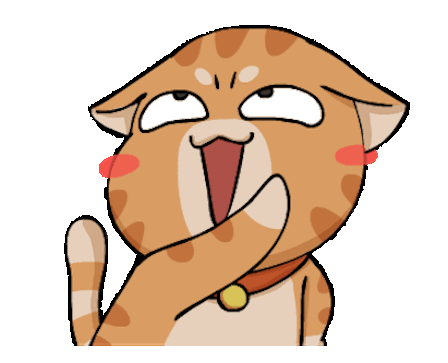 Brown Cat Animated messages sticker-8