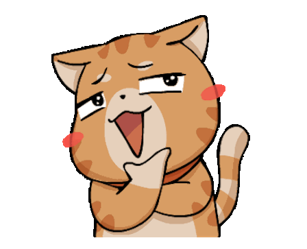 Brown Cat Animated messages sticker-11