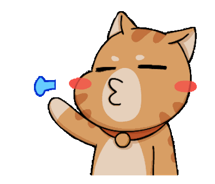 Brown Cat Animated messages sticker-3