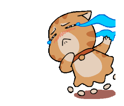 Brown Cat Animated messages sticker-5