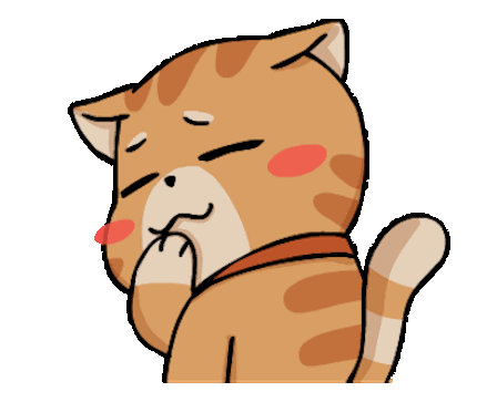 Brown Cat Animated messages sticker-9