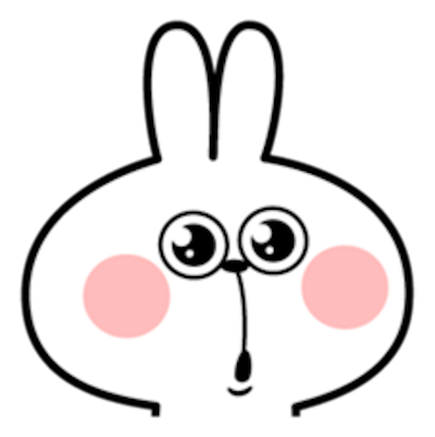 Cool Rabbit Face messages sticker-4
