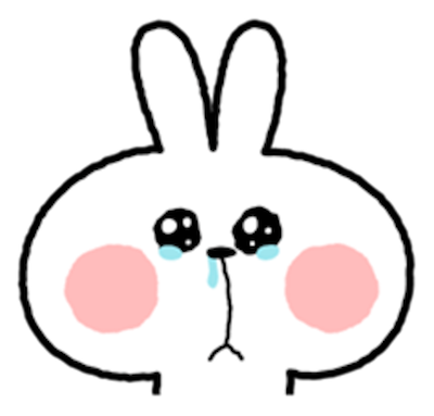 Cool Rabbit Face messages sticker-0