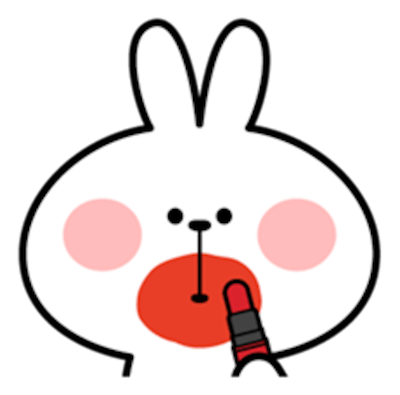 Cool Rabbit Face messages sticker-7