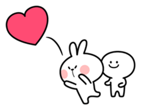 Cool Rabbit Love messages sticker-8
