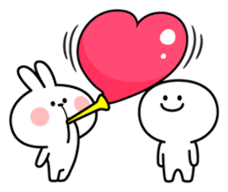 Cool Rabbit Love messages sticker-0