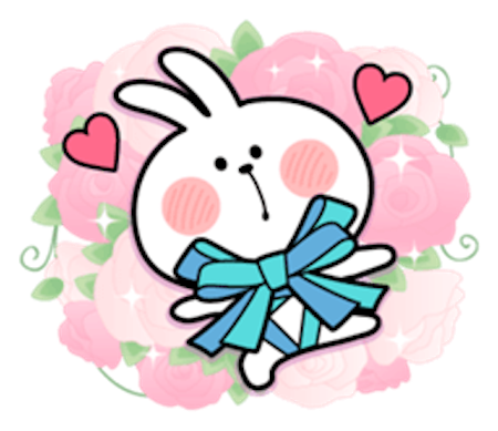 Cool Rabbit Love messages sticker-10