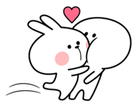 Cool Rabbit Love messages sticker-7