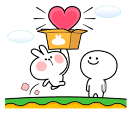 Cool Rabbit Love messages sticker-6