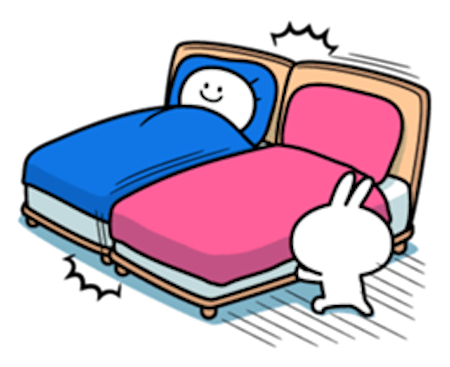Cool Rabbit Love messages sticker-3