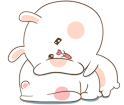 Bear and Rabbit Love messages sticker-1