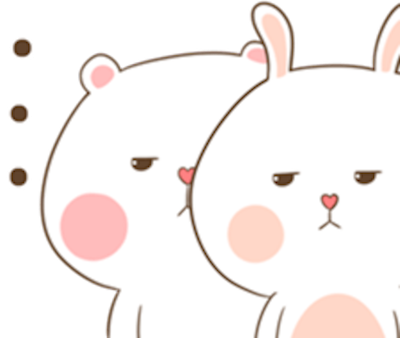 Bear and Rabbit Love messages sticker-10