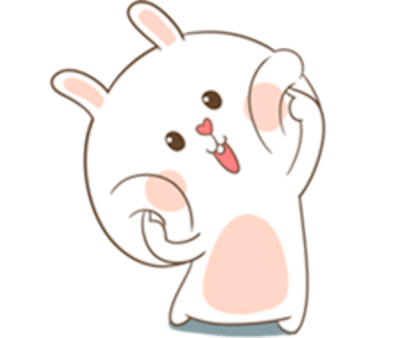 Bear and Rabbit Love messages sticker-4