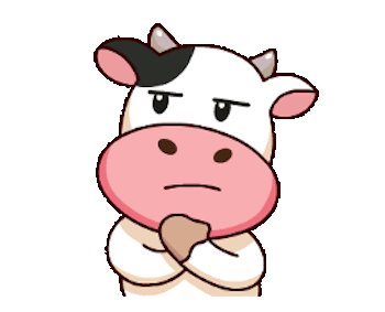 Milk Cow Animated messages sticker-0