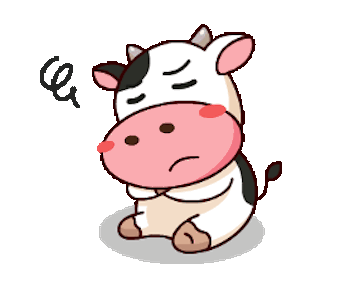 Milk Cow Animated messages sticker-9