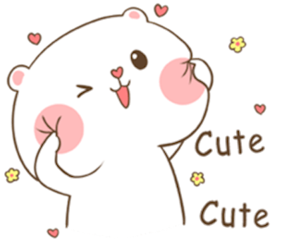 Lovely Fluffy Bear messages sticker-0