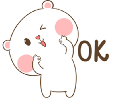Lovely Fluffy Bear messages sticker-2