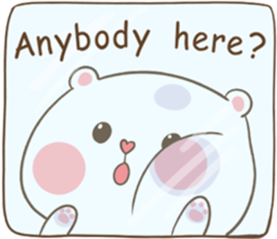 Lovely Fluffy Bear messages sticker-3
