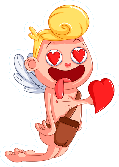 Funny Kids Love Emoji messages sticker-7