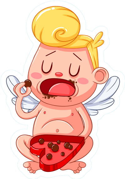 Funny Kids Love Emoji messages sticker-2