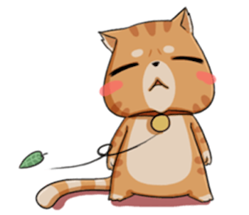 Brown Cat Funny messages sticker-7