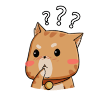Brown Cat Funny messages sticker-1