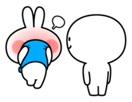 Cool Rabbit Family messages sticker-11