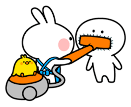 Cool Rabbit Family messages sticker-5