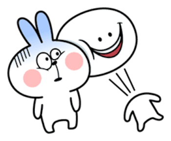 Cool Rabbit and Smiles messages sticker-11