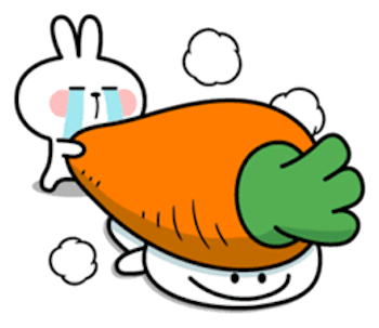 Cool Rabbit and Smiles messages sticker-8