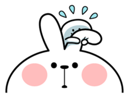 Cool Rabbit and Tiny Smiles messages sticker-4