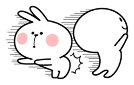 Cool Rabbit and Friends messages sticker-7