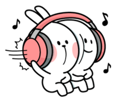 Cool Rabbit and Friends messages sticker-10