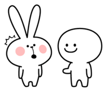 Cool Rabbit and Friends messages sticker-0