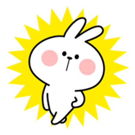 Cool Rabbit and Friends messages sticker-3