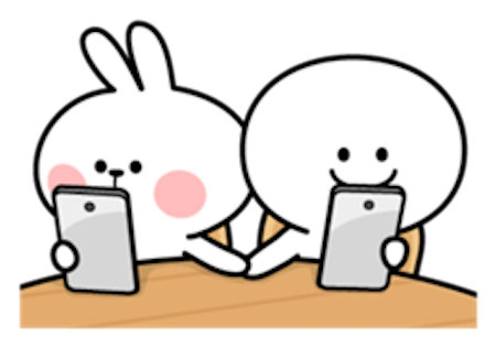 Cool Rabbit and Friends messages sticker-11