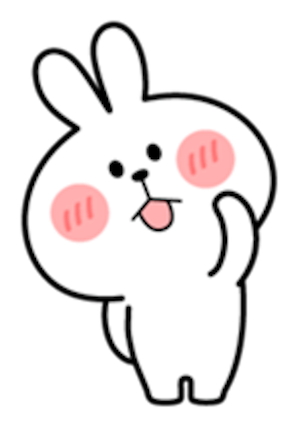 Cool Rabbit Lovely messages sticker-7