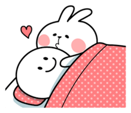 Cool Rabbit Lovely messages sticker-6