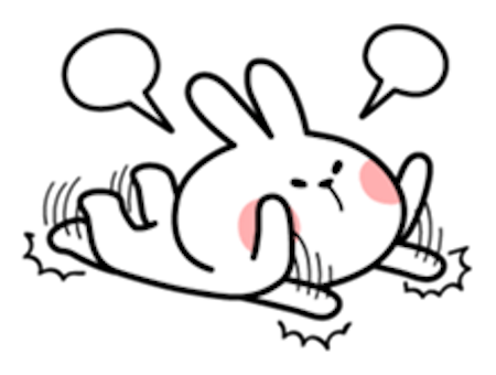 Cool Rabbit Lovely messages sticker-0