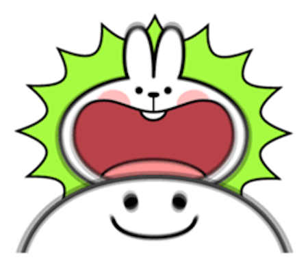 Cool Rabbit vol 6 messages sticker-9