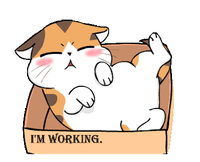 Cute Meow Animated messages sticker-2
