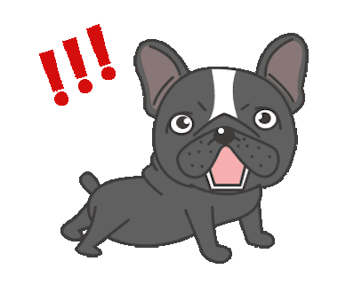 Funny Black Bulldog Animated messages sticker-1