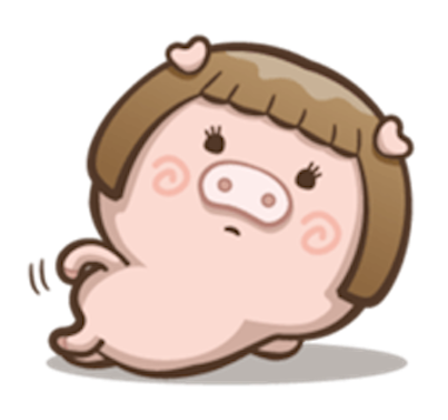 Little Pig Couple messages sticker-2
