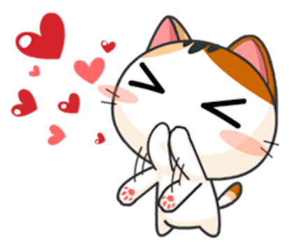 Lovely Kitty Cat vol 2 messages sticker-2