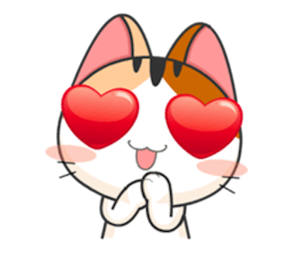 Lovely Kitty Cat vol 2 messages sticker-8