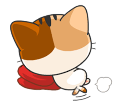 Lovely Kitty Cat vol 4 messages sticker-5