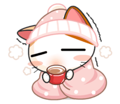Lovely Kitty Cat vol 4 messages sticker-8