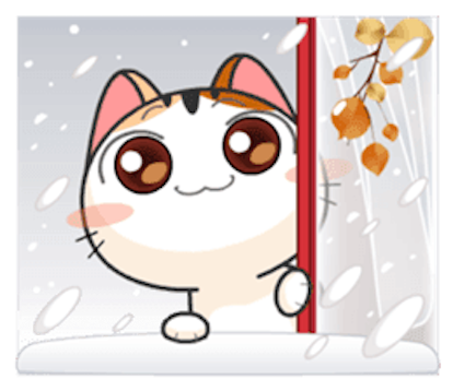 Lovely Kitty Cat vol 4 messages sticker-3