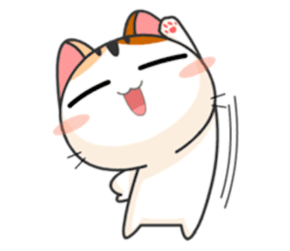 Lovely Kitty Cat vol 4 messages sticker-1
